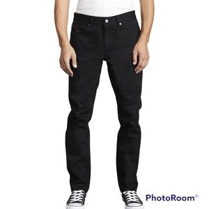 RVCA Rockers Fit Black Skinny Jeans - 28